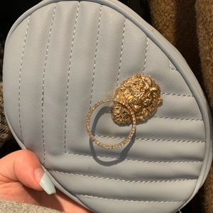 Light blue fanny pack/coin belt